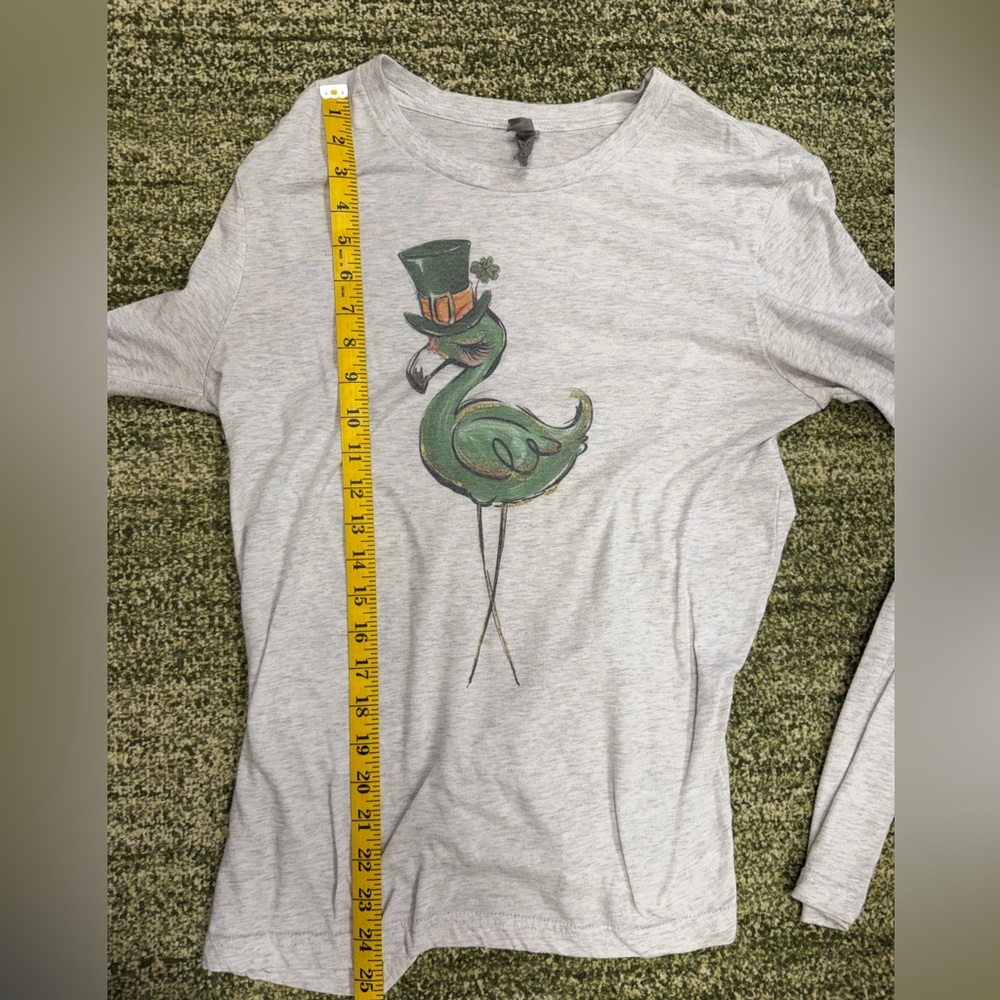 St Patrick's day green flamingo - Picture 3 of 5
